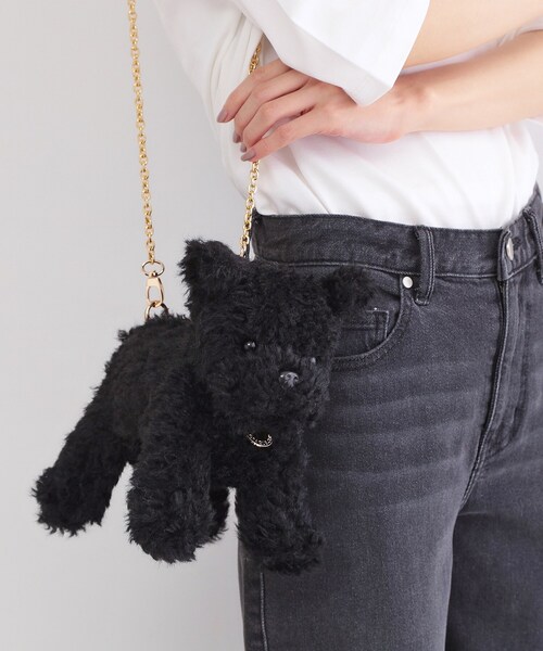 OPAQUE.CLIP(オペークドットクリップ)の「2WAYわんわんミニショルダー(ショルダーバッグ・レディース・アイボリー/ブラック系・00)」の2枚目の写真