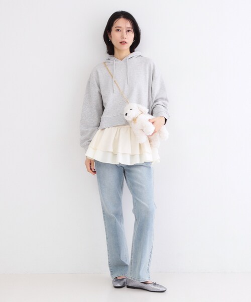 OPAQUE.CLIP(オペークドットクリップ)の「2WAYわんわんミニショルダー(ショルダーバッグ・レディース・アイボリー/ブラック系・00)」の4枚目の写真