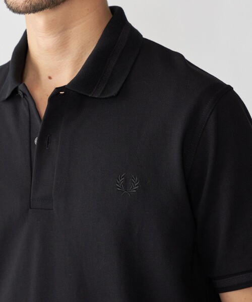FRED PERRY(フレッドペリー)の「【SHIPS別注】FRED PERRY: イギリス製 M2 シングルライン ポロシャツ 26SS(ポロシャツ・メンズ・ネイビー/ブラック・38/36/42/44/40)」の18枚目の写真