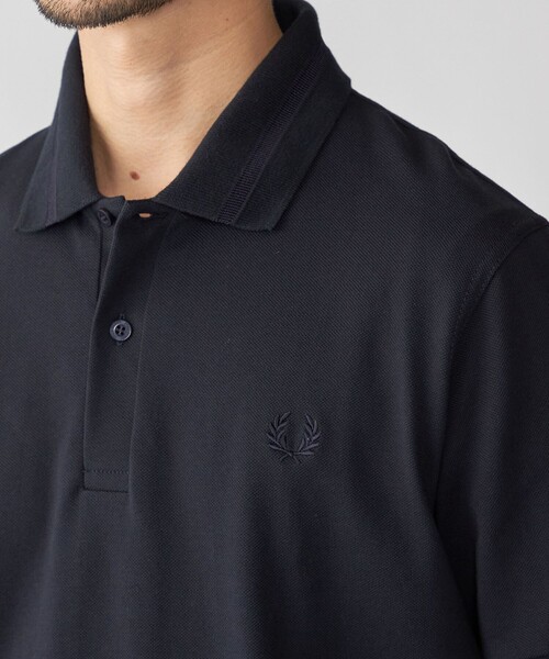 FRED PERRY 黒 ポロシャツ フレッドペリー FRED PERRY 【日本正規品】TWIN TIPPED FRED PERRY