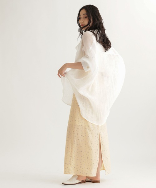 studio CLIP（スタディオクリップ）の「【daily CLIP】ミニフラワーストレートスカート（スカート・レディース・ブラック/ベージュ・FREE）」の18枚目の写真