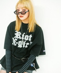 Champion | Champion for X-girl FADED LOGO S/S BIG TEE DRESS(ワンピース)