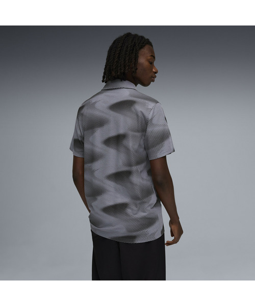 PUMA（プーマ）の「PUMA プーマ メンズ フェラーリ AOP プリント 半袖 ポロシャツ Ferrari AOP Print P（ポロシャツ・メンズ・ブラック/レッド・LARGE/MEDIUM/SMALL/X-SMALL/X-LARGE）」の7枚目の写真