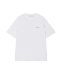 スーピマラベルグラフィックTシャツホワイト