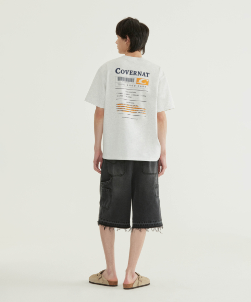 COVERNAT(カバーナット)の「スーピマラベルグラフィックTシャツホワイト(Tシャツ/カットソー・レディース・その他・SMALL/MEDIUM/LARGE/X-LARGE/XX-LARGE/X-SMALL)」の5枚目の写真