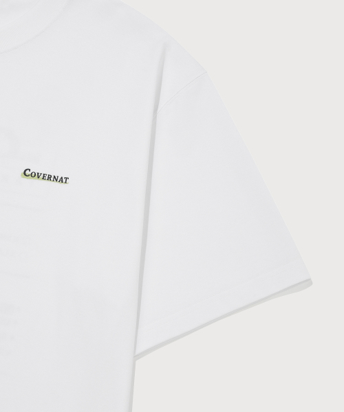 COVERNAT(カバーナット)の「スーピマラベルグラフィックTシャツホワイト(Tシャツ/カットソー・レディース・その他・SMALL/MEDIUM/LARGE/X-LARGE/XX-LARGE/X-SMALL)」の8枚目の写真
