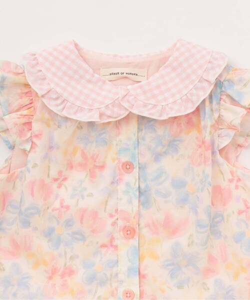sense of wonder(センスオブワンダー)の「ミルキーブロッサムワンピース(ワンピース・キッズ・ピンク/ブルー・80cm/110cm/100cm/90cm/130cm/120cm)」の10枚目の写真