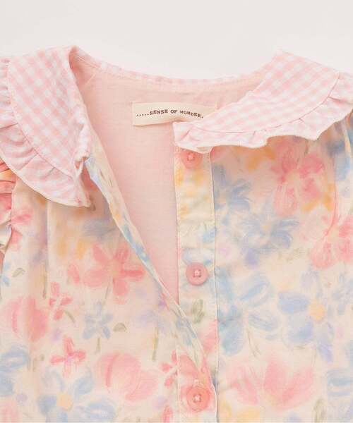 sense of wonder(センスオブワンダー)の「ミルキーブロッサムワンピース(ワンピース・キッズ・ピンク/ブルー・80cm/110cm/100cm/90cm/130cm/120cm)」の6枚目の写真