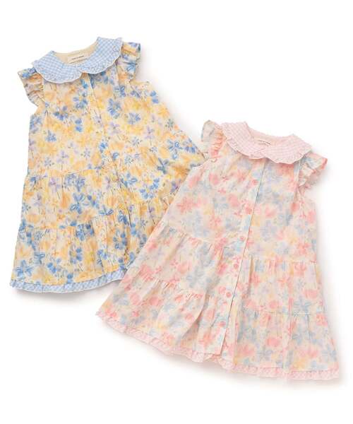 sense of wonder(センスオブワンダー)の「ミルキーブロッサムワンピース(ワンピース・キッズ・ピンク/ブルー・80cm/110cm/100cm/90cm/130cm/120cm)」の4枚目の写真