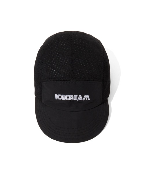 ICECREAM(アイスクリーム)の「SIDE MESH NYLON CAP(キャップ・メンズ・ネイビー/ブラック/グレー・ONE SIZE)」の4枚目の写真