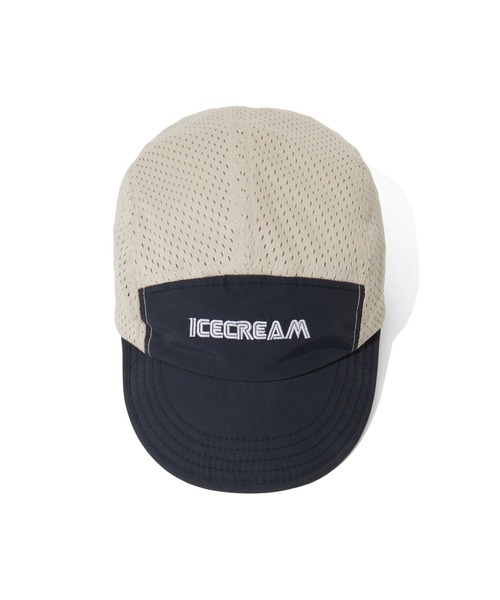 ICECREAM(アイスクリーム)の「SIDE MESH NYLON CAP(キャップ・メンズ・ネイビー/ブラック/グレー・ONE SIZE)」の6枚目の写真