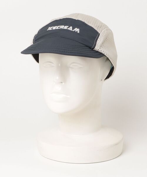 ICECREAM(アイスクリーム)の「SIDE MESH NYLON CAP(キャップ・メンズ・ネイビー/ブラック/グレー・ONE SIZE)」の12枚目の写真