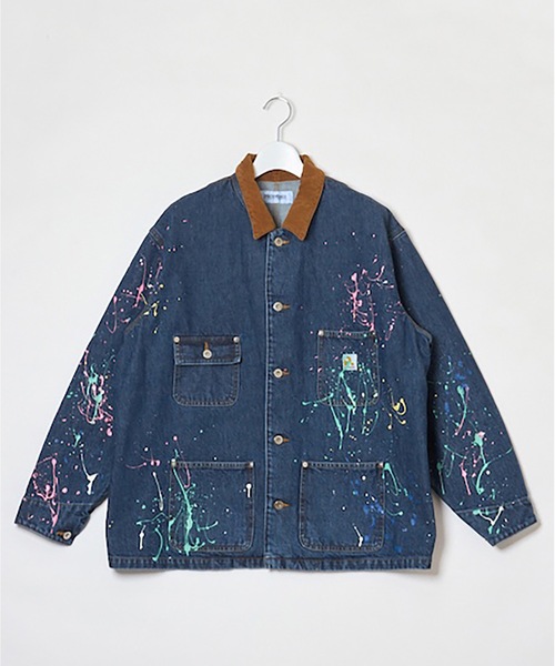DENIM PAINT BLOUSON