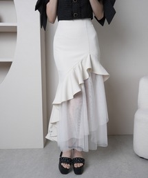 LIPSERVICE | シアーレイヤードラッフルマーメイドスカート(スカート)