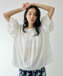ホイップタックスリーブブラウス