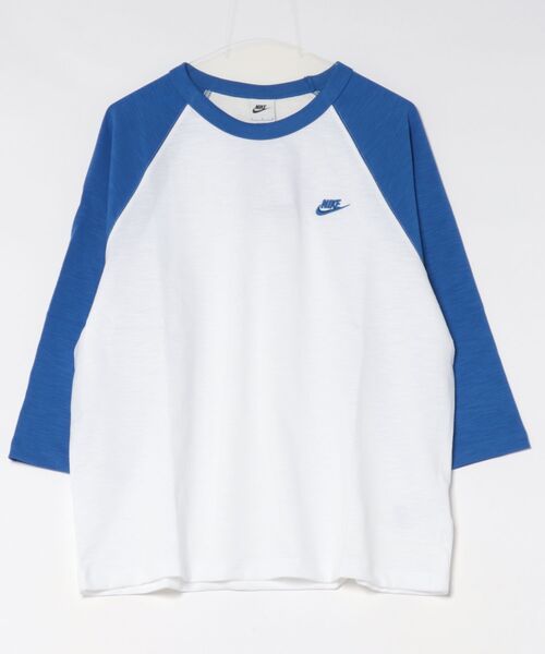 NIKE（ナイキ）の「《NIKEアパレル》ＡＳ　Ｍ　ＮＫ　ＣＬＵＢ　３／４　ＲＡＧ（Tシャツ/カットソー・メンズ・ロイヤルブルー/ブラック×ホワイト/その他・2XL/XL/M/S/L）」の2枚目の写真