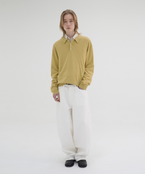 NOUN(ノウン)の「essential collar knit (mustard)(ニット/セーター・メンズ・その他・1/2)」の3枚目の写真