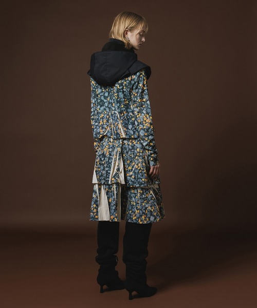 NON TOKYO(ノントーキョー)の「DIRECT PRINT RIB GATHER SKIRT(スカート・レディース・グリーン×ピンク/イエロー×グレー・FREE)」の8枚目の写真