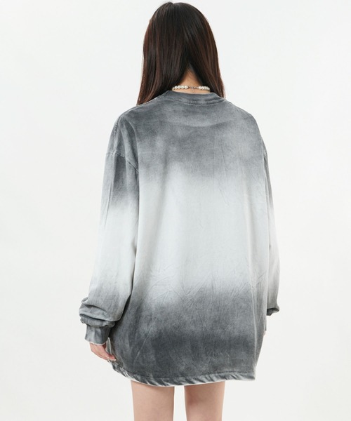 mushwear（マッシュウェア）の「グラデーションロンT（Tシャツ/カットソー・メンズ・ホワイト・MEDIUM/SMALL/X-LARGE/LARGE）」の3枚目の写真