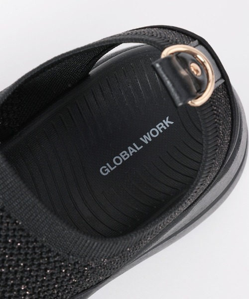 GLOBAL WORK（グローバルワーク）の「らくっションフィットサンダル/656374（サンダル・レディース・グレー/ブラック系その他/ホワイト系その他/ブラック・S(22.5cm)/L(24.5cm)/M(23.5cm)）」の10枚目の写真