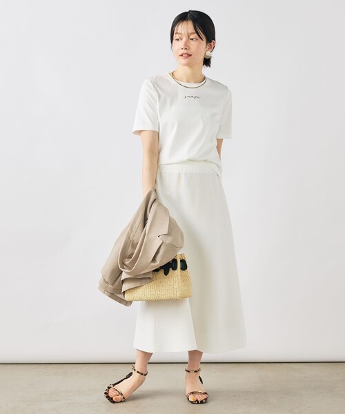 NOLLEY’S Sophi(ノーリーズソフィ)の「《手洗い可能/セットアップ対応》Aラインニットスカート(スカート・レディース・ダークネイビー/オフホワイト・38)」の21枚目の写真