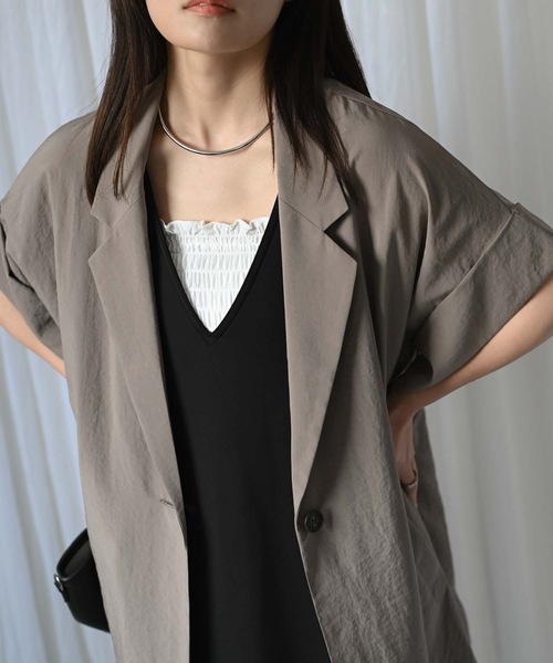 model：H157 着用サイズ：M