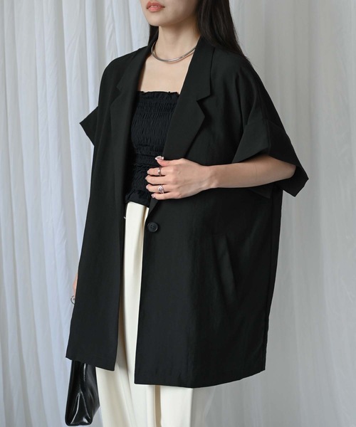 model：H157 着用サイズ：M