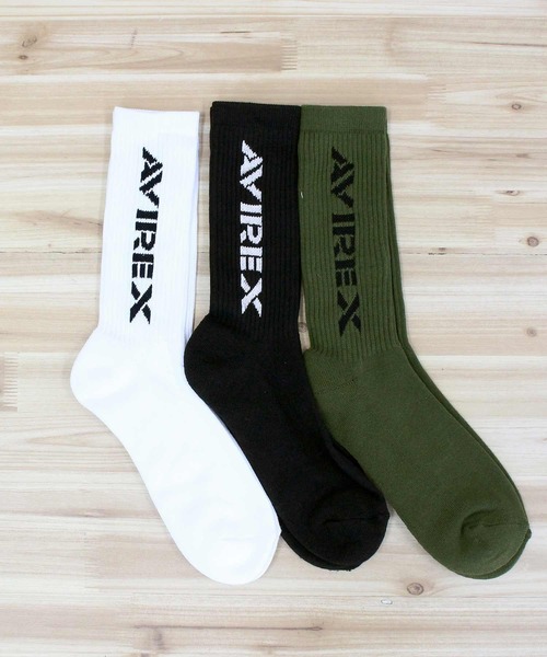 AVIREX(アヴィレックス)の「AVIREX 3P レギュラー ソックス(ソックス/靴下・メンズ・その他4/その他5/その他3/その他2/その他1・FREE)」の6枚目の写真