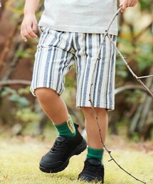 BeBe | パイルランダムストライプハーフパンツ(80~150cm)(その他パンツ)