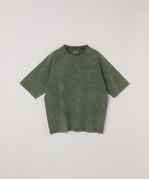SHIPS any(シップス エニィ)の「【SHIPS any別注】ONEITA: ケミカルウォッシュ リラックス ラグラン Tシャツ(セットアップ対応)◇(Tシャツ/カットソー・メンズ・グレー/オリーブ/ブラック・X-LARGE/LARGE/MEDIUM)」の15枚目の写真