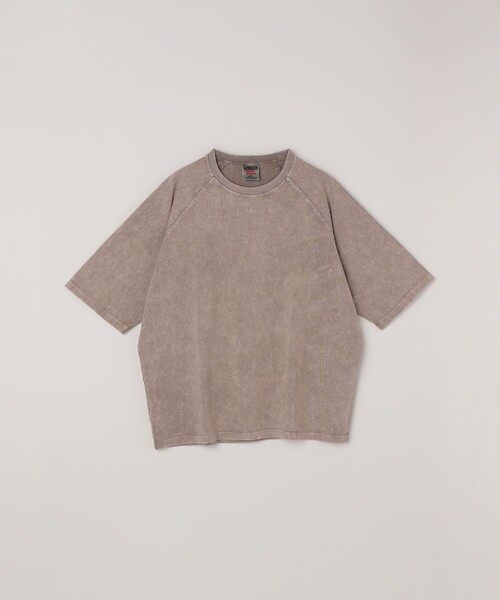 SHIPS any(シップス エニィ)の「【SHIPS any別注】ONEITA: ケミカルウォッシュ リラックス ラグラン Tシャツ(セットアップ対応)◇(Tシャツ/カットソー・メンズ・グレー/オリーブ/ブラック・X-LARGE/LARGE/MEDIUM)」の8枚目の写真