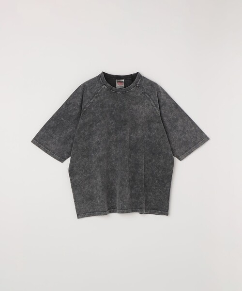 SHIPS any(シップス エニィ)の「【SHIPS any別注】ONEITA: ケミカルウォッシュ リラックス ラグラン Tシャツ(セットアップ対応)◇(Tシャツ/カットソー・メンズ・グレー/オリーブ/ブラック・X-LARGE/LARGE/MEDIUM)」の6枚目の写真
