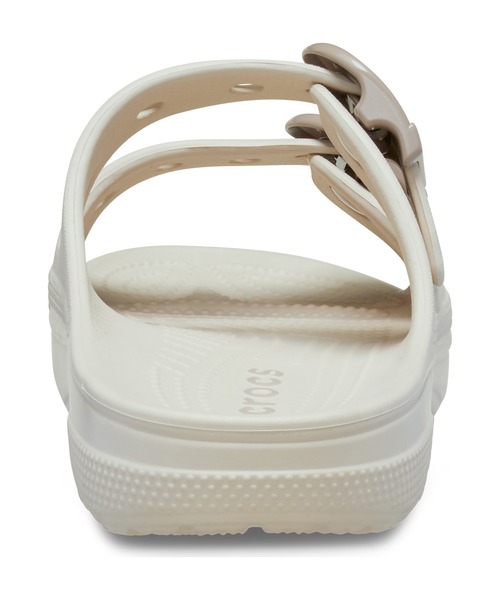 crocs(クロックス)の「CROCS クロックス SATURDAY ENAMEL BUCKLE SNDL W サタデー エナメル バックル サンダル ウィメンズ 212867-2MC(サンダル・レディース・オフホワイト・22.0cm/23.0cm/24.0cm/25.0cm)」の6枚目の写真