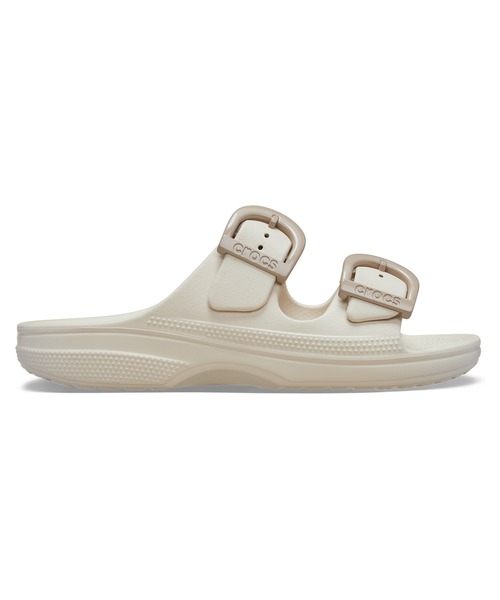 crocs(クロックス)の「CROCS クロックス SATURDAY ENAMEL BUCKLE SNDL W サタデー エナメル バックル サンダル ウィメンズ 212867-2MC(サンダル・レディース・オフホワイト・22.0cm/23.0cm/24.0cm/25.0cm)」の2枚目の写真