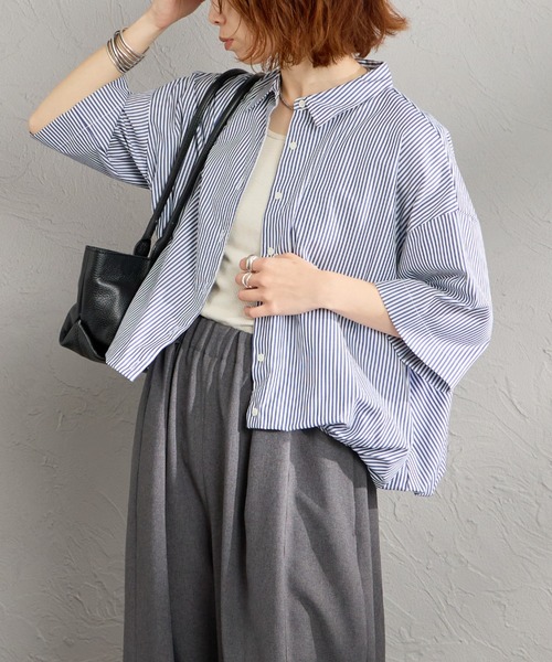 WEB限定】[mizuiro ind/ミズイロインド] ハーフスリーブ バルーン
