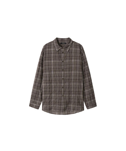 Kijun(キジュン)の「Sheer Check Shirt Brown(シャツ/ブラウス・レディース・その他・SMALL/MEDIUM)」の5枚目の写真