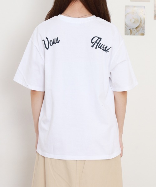 FUNALIVE(ファンアライブ)の「アソート立体ロゴプリントTシャツ 半袖(Tシャツ/カットソー・レディース・ライトグレー/ホワイト系その他/オフホワイト/チャコール/ホワイト・F)」の17枚目の写真
