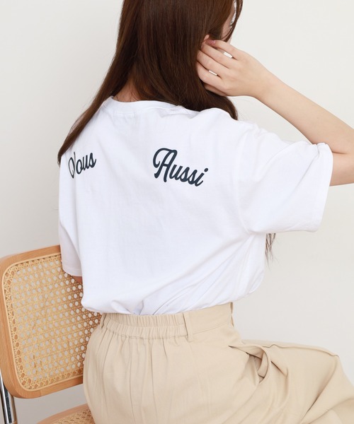 FUNALIVE(ファンアライブ)の「アソート立体ロゴプリントTシャツ 半袖(Tシャツ/カットソー・レディース・ライトグレー/ホワイト系その他/オフホワイト/チャコール/ホワイト・F)」の10枚目の写真