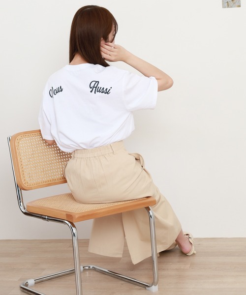 FUNALIVE(ファンアライブ)の「アソート立体ロゴプリントTシャツ 半袖(Tシャツ/カットソー・レディース・ライトグレー/ホワイト系その他/オフホワイト/チャコール/ホワイト・F)」の12枚目の写真