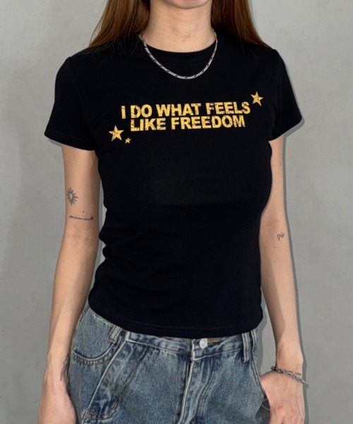 Bamm(バム)の「コンパクトロゴTシャツ(Tシャツ/カットソー・レディース・ネイビー/グレー/ホワイト/ブラック・FREE)」の17枚目の写真