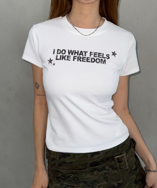 Bamm(バム)の「コンパクトロゴTシャツ(Tシャツ/カットソー・レディース・ネイビー/グレー/ホワイト/ブラック・FREE)」の10枚目の写真