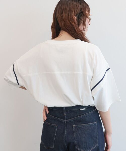 AMERICAN HOLIC(アメリカンホリック)の「【RUSSELL】フットボールTシャツ(Tシャツ/カットソー・レディース・ホワイト・FREE)」の5枚目の写真