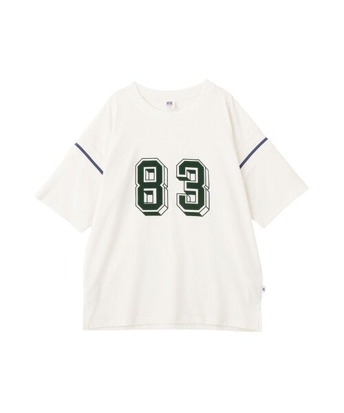AMERICAN HOLIC(アメリカンホリック)の「【RUSSELL】フットボールTシャツ(Tシャツ/カットソー・レディース・ホワイト・FREE)」の21枚目の写真