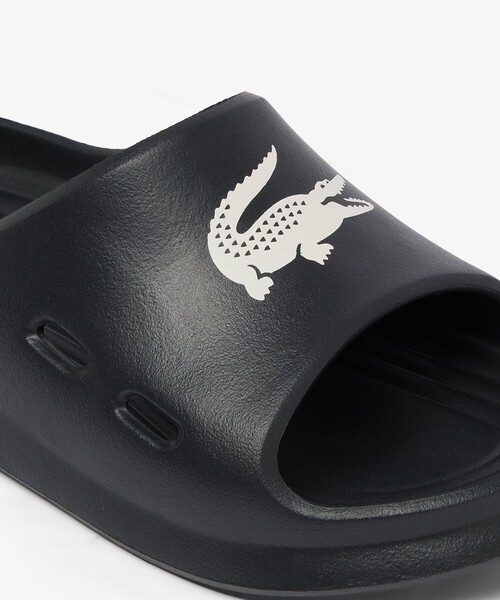 LACOSTE（ラコステ）の「レディース MEDUZ SLIDE 126 1 CFA 軽量 ワイドストラップ厚底スライドサンダル（サンダル・レディース・オフホワイト/ライトピンク/ブラック・24.0cm/25.0cm/23.5cm/22.5cm）」の9枚目の写真