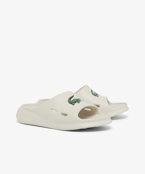 LACOSTE（ラコステ）の「レディース MEDUZ SLIDE 126 1 CFA 軽量 ワイドストラップ厚底スライドサンダル（サンダル・レディース・オフホワイト/ライトピンク/ブラック・24.0cm/25.0cm/23.5cm/22.5cm）」の11枚目の写真