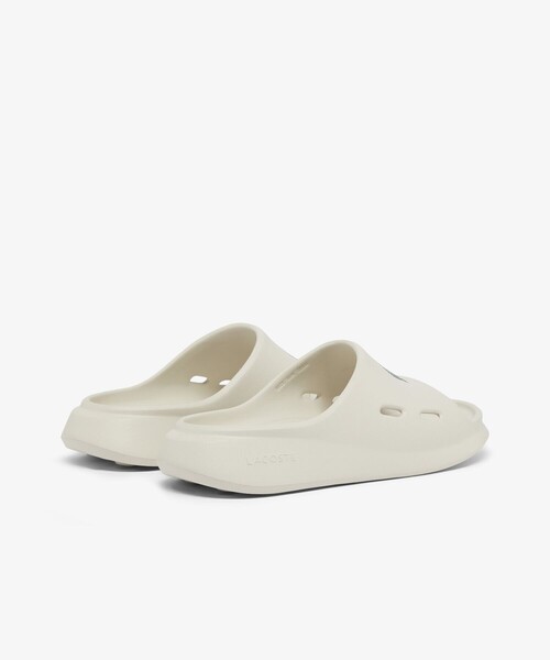 LACOSTE（ラコステ）の「レディース MEDUZ SLIDE 126 1 CFA 軽量 ワイドストラップ厚底スライドサンダル（サンダル・レディース・オフホワイト/ライトピンク/ブラック・24.0cm/25.0cm/23.5cm/22.5cm）」の12枚目の写真