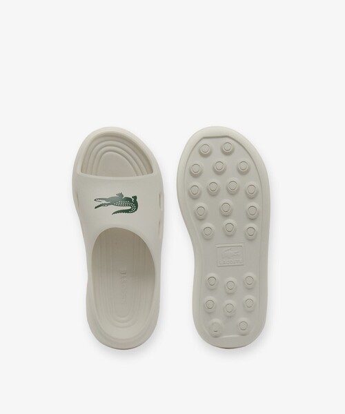LACOSTE（ラコステ）の「レディース MEDUZ SLIDE 126 1 CFA 軽量 ワイドストラップ厚底スライドサンダル（サンダル・レディース・オフホワイト/ライトピンク/ブラック・24.0cm/25.0cm/23.5cm/22.5cm）」の13枚目の写真