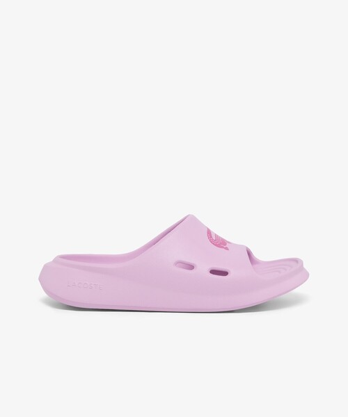 LACOSTE（ラコステ）の「レディース MEDUZ SLIDE 126 1 CFA 軽量 ワイドストラップ厚底スライドサンダル（サンダル・レディース・オフホワイト/ライトピンク/ブラック・24.0cm/25.0cm/23.5cm/22.5cm）」の16枚目の写真