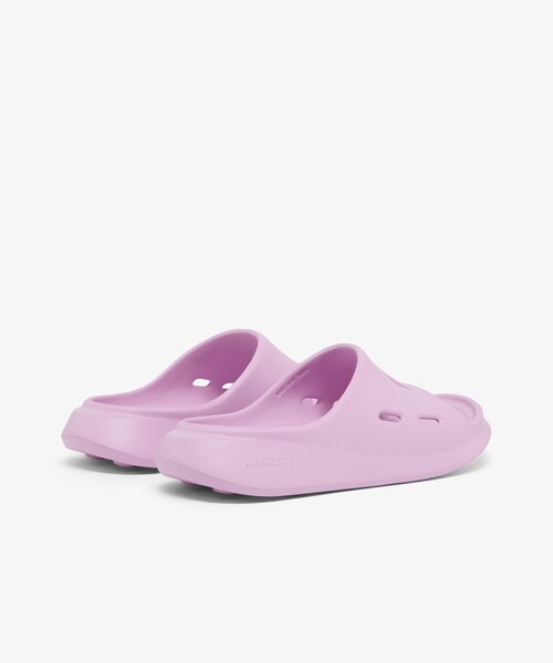LACOSTE（ラコステ）の「レディース MEDUZ SLIDE 126 1 CFA 軽量 ワイドストラップ厚底スライドサンダル（サンダル・レディース・オフホワイト/ライトピンク/ブラック・24.0cm/25.0cm/23.5cm/22.5cm）」の18枚目の写真