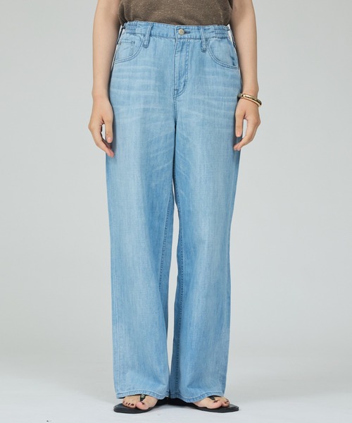 Healthy denim(ヘルシーデニム)の「【Healthy denim】Breezy PinkpeperM- easy ストレートデニム(デニムパンツ・レディース・ライトブルー・34/36/38)」の6枚目の写真